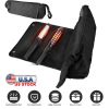 2 In 1 Hair Tools Travel Bag and Heat-resistant Mat Curling Iron Travel Case Hair Tool Pouch Holder Organizer for Curling Iron Straightener Hair Dryer