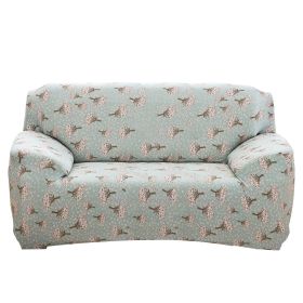Sofa Cover Printed Stretch Sofa Furniture Cover Soft Sofa Slipcover Polyester Furniture Protector Cover (Option: SofaCover Hyacinth3S)
