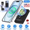 5000mAh Magsafe 3 In 1 Portable Charger PD22.5W Magnetic Fast Charger Fast Charging Power Bank Fit For IOS Phone 15/14 Samsung Galaxy S24 And More