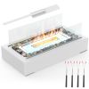 Tabletop Fire Pit With Roasting Sticks Portable Indoor Outdoor Tabletop Fireplace Ethanol Mini Fire Pit Table Top Decoration for Christmas Dinner Part