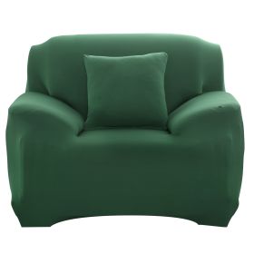 Sofa Cover Printed Stretch Sofa Furniture Cover Soft Sofa Slipcover Polyester Furniture Protector Cover (Option: SofaCover DKGreen1S)