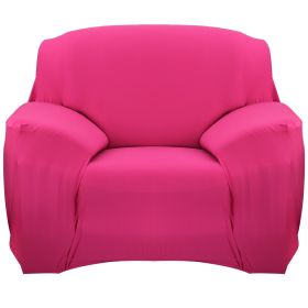 Sofa Cover Printed Stretch Sofa Furniture Cover Soft Sofa Slipcover Polyester Furniture Protector Cover (Option: SofaCover RoseRed1S)