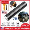 Black 7D Carbon Fiber Car Wrap High Gloss Vinyl Wrap Film Roll Bubble Free Air Release for Cars Laptops Phones