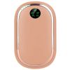 Rechargeable Hand Warmer Electric Hand Heater Portable Reusable Pocket Warmer Power Bank with Digital Display Sunset Light 3 Levels Double-sided Heati