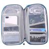 Travel Passport Wallet 12Cells Ticket ID Credit Card Holder Water Repellent Documents Phone Organizer Zipper Case Business Trip Daily Use