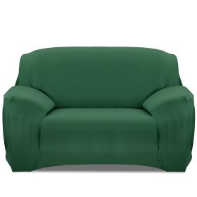 Sofa Cover Printed Stretch Sofa Furniture Cover Soft Sofa Slipcover Polyester Furniture Protector Cover (Option: SofaCover DKGreen2S)