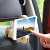 Car Hook Car Seat Back Hook Car Headrest Hook Hanger with Phone Mount Holder Lock Phone Bracket