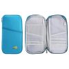 Travel Passport Wallet 12Cells Ticket ID Credit Card Holder Water Repellent Documents Phone Organizer Zipper Case Business Trip Daily Use